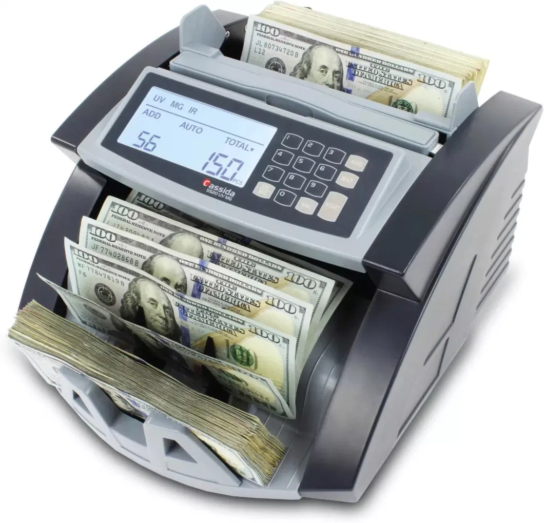 Hot Sale Money Detector Banknote Money Counter 5800d UV/Mg Detector De Billete Falso LCD Display Note Counting Machine