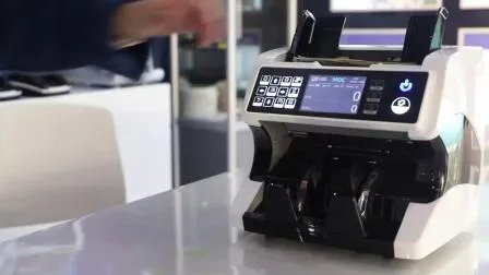 Professioneller Banknotenzähler, Toplader, Dual-CIS-Gelddetektor, Mix-Wert-Zähler, Geldscheinzähler